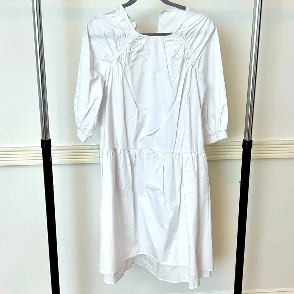 NWT MANGO Three-Quarter Sleeve Cotton Dress Size XS/S